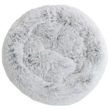 Oval Faux Fur Pet Bed